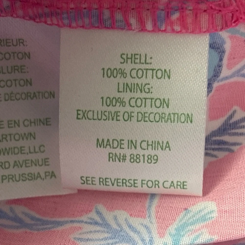 Lilly Pulitzer Ginge Shift Romper Dress Roxie Pink Wave N Sea Size 2 NEW - Picture 5 of 6